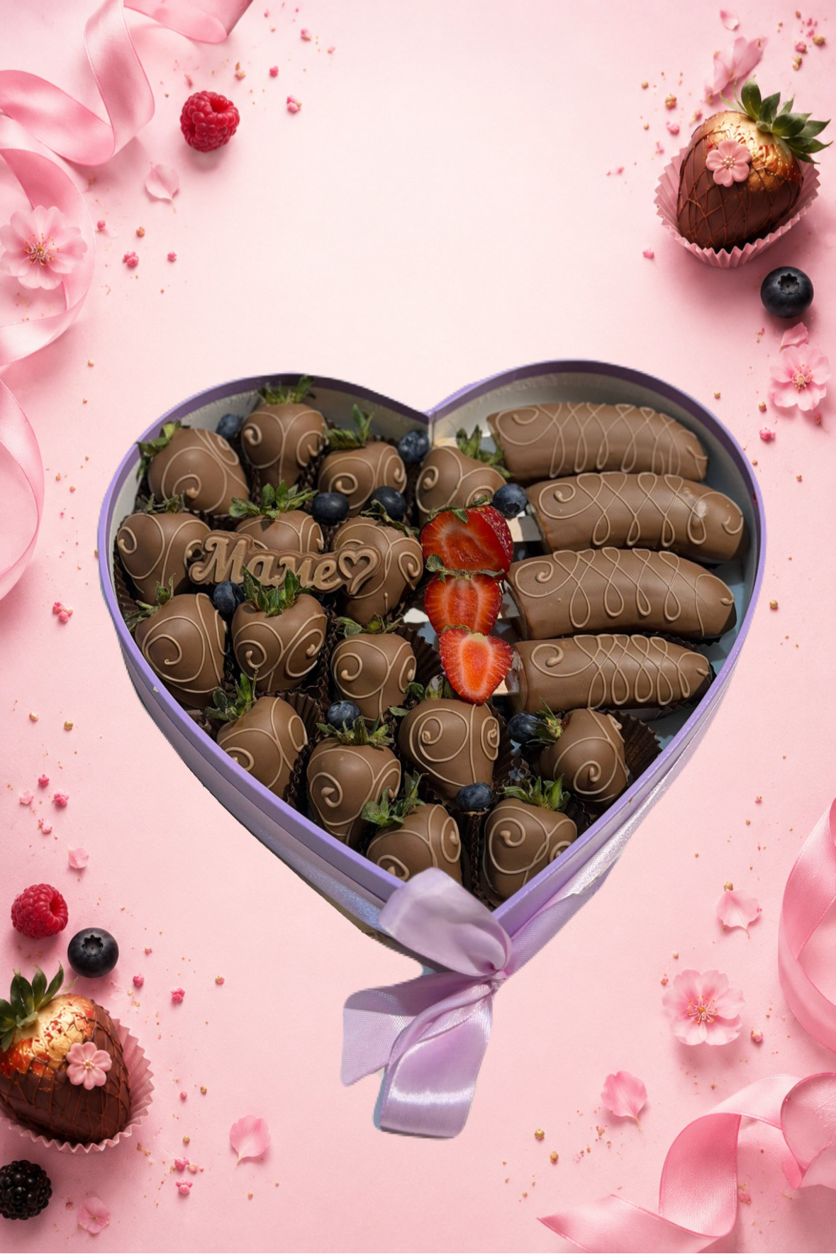 Клубничное сердце
